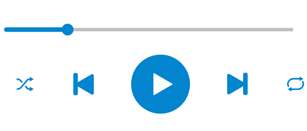 Bild eines Play-Buttons wie er in Mediatheken verwendet wird