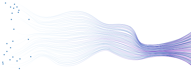 Picture with wave lines